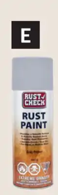 Princess Auto Grey Primer Rust Spray Paints offer