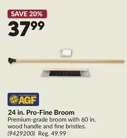 Princess Auto 24 in. Pro-Fine Broom offer