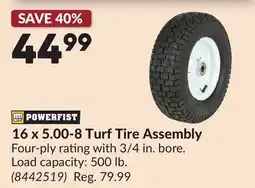 Princess Auto 16 x 5.00-8 Turf Tire Assembly offer