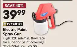 Princess Auto Electric Paint Spray Gun offer