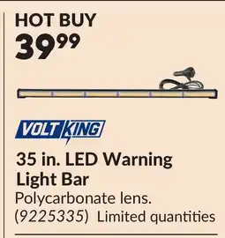 Princess Auto 35 in. LED Warning Light Bar offer