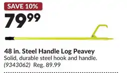 Princess Auto 48 in. Steel Handle Log Peavey offer
