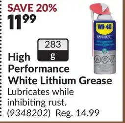 Princess Auto High Performance White Lithium Grease offer