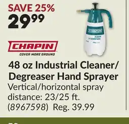 Princess Auto 48 oz Industrial Cleaner/Degreaser Hand Sprayer offer