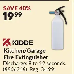 Princess Auto Kitchen/Garage Fire Extinguisher offer