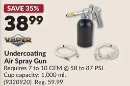 Princess Auto Undercoating Air Spray Gun offer