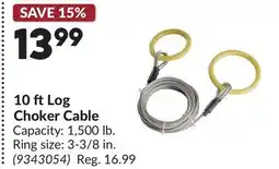 Princess Auto 10 ftLog Choker Cable offer