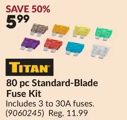 Princess Auto 80 pc Standard-Blade Fuse Kit offer