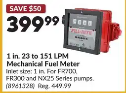 Princess Auto 1 in. 23 to 151 LPM Mechanical Fuel Meter offer