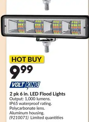 Princess Auto 2 pk 6 in. LED Flood Lights offer