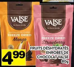 Supermarché PA FRUITS DÉSHYDRATÉS ENROBÉS DE CHOCOLAT VALSE offer