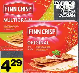 Supermarché PA CRAQUELINS FINN CRISP | Crackers offer
