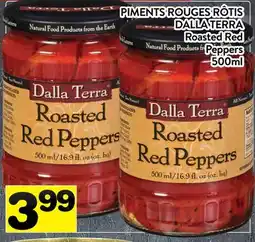Supermarché PA PIMENTS ROUGES RÔTIS DALLA TERRA | Roasted Red Peppers offer
