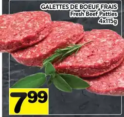 Supermarché PA GALETTES DE BOEUF FRAIS | Fresh Beef Patties offer