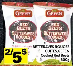 Supermarché PA BETTERAVES ROUGES CUITES GEFEN | Cooked Red Beets offer