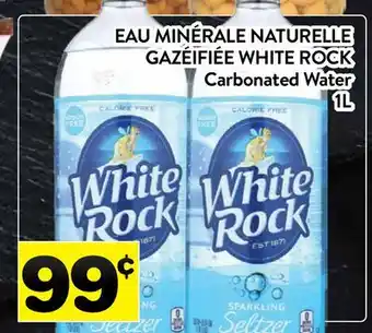 Supermarché PA EAU MINÉRALE NATURELLE GAZÉIFIÉE WHITE ROCK | Carbonated Water offer