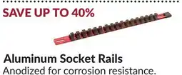 Princess Auto Aluminum Socket Rails 1/4 in. dr SAE offer