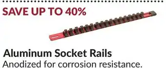 Princess Auto Aluminum Socket Rails 1/4 in. dr SAE offer