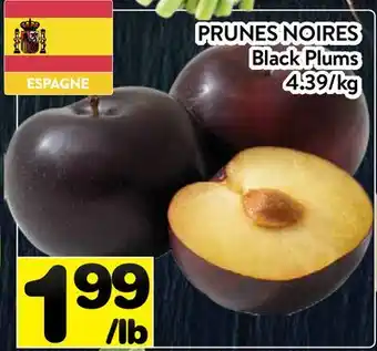 Supermarché PA PRUNES NOIRES | Black Plums offer
