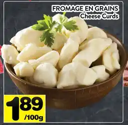 Supermarché PA FROMAGE EN GRAINS | Cheese Curds offer