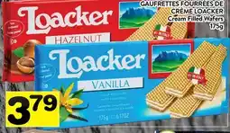 Supermarché PA GAUFRETTES FOURRÉES DE CRÈME LOACKER | Cream Filled Wafers offer