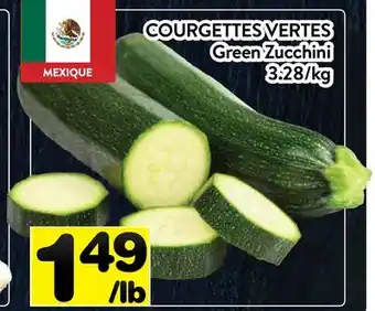 Supermarché PA COURGETTES VERTES | Green Zucchini offer