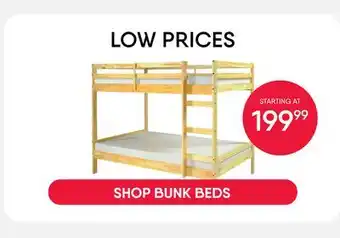 Meubles RD SHOP BUNK BEDS offer