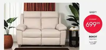 Meubles RD Benoit - Reclining Loveseat offer