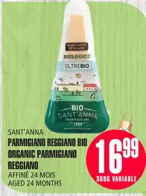 Marches Tau PARMIGIANO REGGIANO BIO SANT' ANNA offer