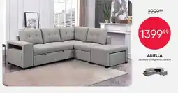 Meubles RD Ariella - Convertible Sectional with Side Chaise, Storage, and Expandable Ottoman offer