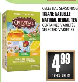 Marches Tau TISANE NATUELLE CELESTIAL SEASONINGS offer
