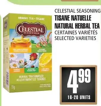 Marches Tau TISANE NATUELLE CELESTIAL SEASONINGS offer