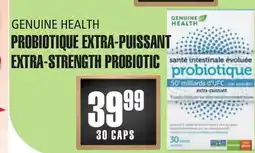 Marches Tau GENUINE HEALTH PROBIOTIQUE EXTRA-PUISSANT offer
