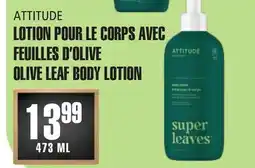 Marches Tau ATTITUDE LOTION POUR LE CORPS AVEC offer