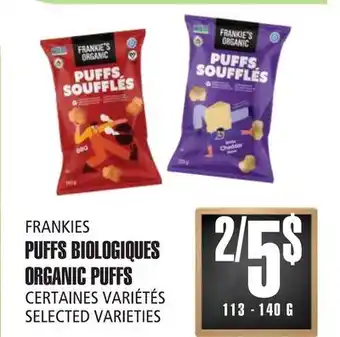 Marches Tau PUFFS BIOLOGIQUES FRANKIES offer