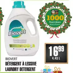 Marches Tau DÉTERGENT À LESSIVE BIOVERT offer