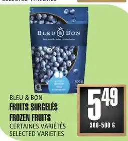 Marches Tau FRUITSSURGELÉS BLEU & BON offer