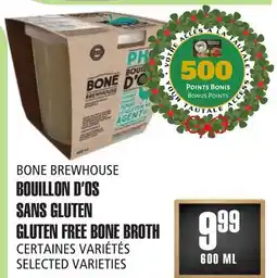 Marches Tau BONE BREWHOUSE BOUILLON D'OS SANS GLUTEN offer