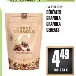 Marches Tau CÉRÉALES GRANOLA LA FOURMI offer