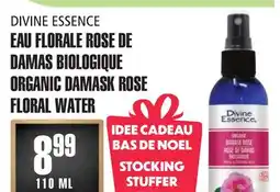 Marches Tau EAU FLORALE ROSE DE DAMAS BIOLOGIQUE DIVINE ESSENCE offer