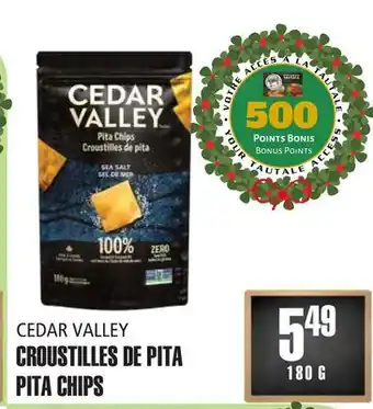 Marches Tau CROUSTILLES DE PITA CEDAR VALLEY offer