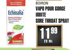 Marches Tau VAPO POUR GORGE IRRITE BOIRON offer