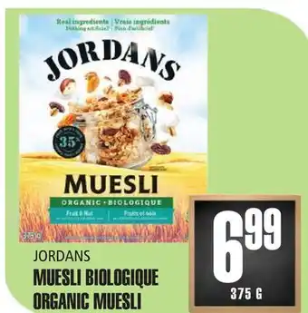 Marches Tau MUESLI BIOLOGIQUE JORDANS offer