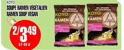 Marches Tau SOUPE RAMEN VÉGÉTALIEN RAMEN SOUP VEGAN KOYO offer