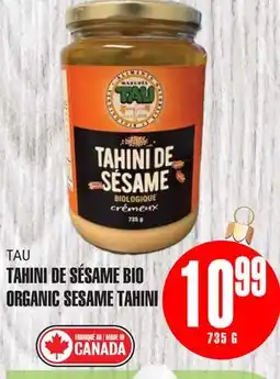 Marches Tau TAU TAHINI DE SÉSAME BIO offer