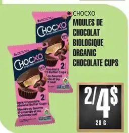Marches Tau ORGANIC CHOCOLATECUPS offer