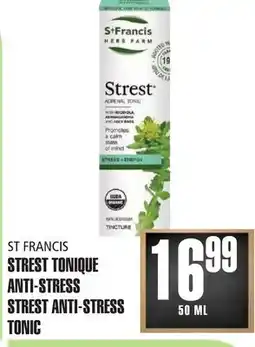 Marches Tau ST FRANCIS STREST TONIQUE ANTI-STRESS offer