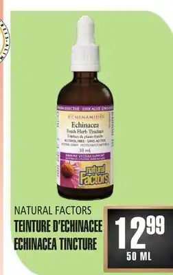 Marches Tau TEINTURE D'ECHINACEE NATURAL FACTORS offer