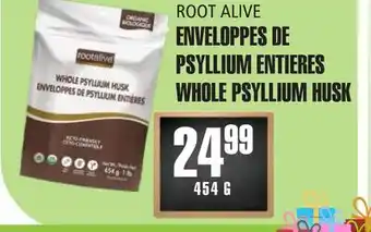 Marches Tau ROOT ALIVE ENVELOPPES DE PSYLLIUM ENTIERES offer