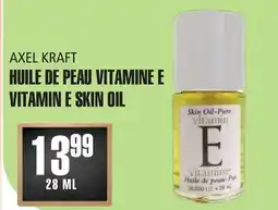 Marches Tau HUILE DE PEAU VITAMINE E AXE KRAFT offer